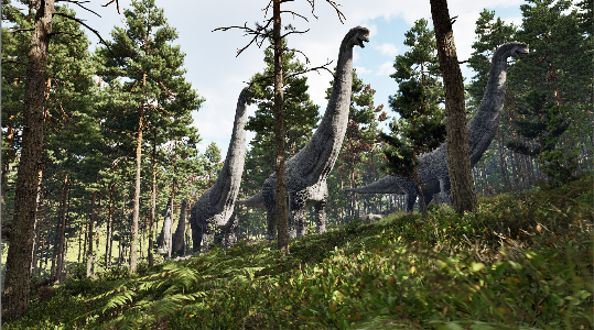 怪兽巢穴游戏截图-夜间生存场景